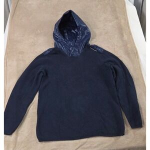 Adidas Porsche Design Sport Hoodie Jacket Men Size Large Blue Pullover